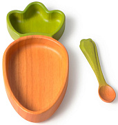 Тарелка и ложка Oli&Carol Cathy the Carrot