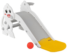 Горка Pituso Заврик с баскет. кольцом UN-DW72 White/Белый