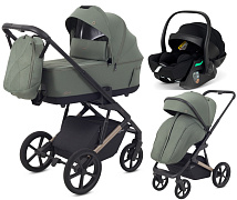 Детская коляска Rant Garda 3 в 1 с автокреслом Perla Black Olive