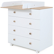 Комод Rant Elsa Pro 80 см 4 ящ. Cloud White