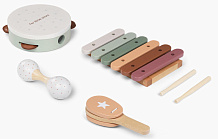 Игровой набор музыкальных инструментов Happy baby Happy Rhythm Set 331999 beige