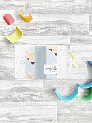 Набор платочков-слюнявчиков Mjolk Оленята NEW 20х20 см