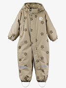 Комбинезон Amarobaby Adventure зимний бежевый/цветы 92