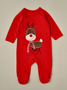 Комбинезон на молнии Little Star Олененок 854 (ЧЗ-мз) красный 68