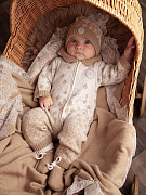 Комбинезон НаследникЪ Выжанова с капюшоном на подкладке НВ7020 ЧЗ капучино 56