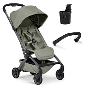 Детская прогулочная коляска Joolz Aer 2 SE с бампером и подстаканником Sage Green