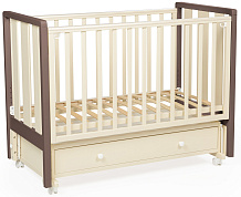 Детская кроватка Bebizaro Heirloom New маятник универсальный с ящиком BZHMNEWMYA/06/VA/CA Vanilla/Cacao