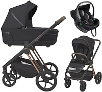 Детская коляска 3 в 1 Espiro Miloo 2.0 и автокресло Pi Black 310 diamond black