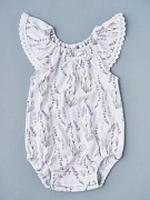 Боди с крылышками Little Star Лаванда 3732 (ЧЗ-мз) белый 62