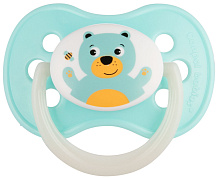 Пустышка латексная Canpol babies Cherry Animals 0-6 мес 22/593 22/593_gre зеленый