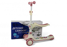 Детский самокат RiverToys HB-8002S PINK/розовый