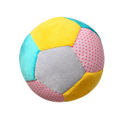 Игрушка мягкая BabyOno Мячик розовый-серый-голубой