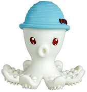 Прорезыватель Mombella Осьминог, силиконовый голубой