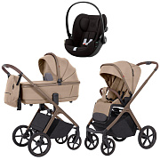 Коляска Carrello Vector CRL-6550 и автокресло Cybex Cloud G i-Size Magic Black 3 в 1 Foam Beige