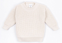 Свитер вязаный детский Amarobaby Pure Love Buddy молочный 98