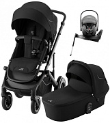 Коляска 4 в 1 Britax Roemer Smile 5Z и автокресло Baby-Safe PRO Style Mineral Grey + Vario Base 5Z Space Black