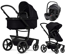 Детская коляска 3 в 1 Joolz Day 5 и автокресло Britax Roemer Baby-Safe Pro Classic Deep Black без адаптеров Space Black