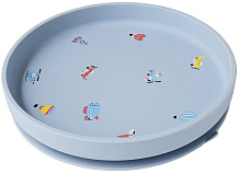 Силиконовая тарелка edda на присоске SSP0 SSP08-01005 Воздушный транспорт