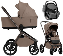 Коляска 3 в 1 Sweet Baby SBL Orso New + автокресло Premier Grey New Dark Beige
