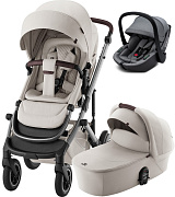 Коляска 3 в 1 Britax Roemer Smile 5Z LUX и автокресло Osann Cuddle Iron Soft Taupe