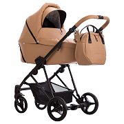 Детская коляска Bebetto Yoddi Pro 3 в 1 с автокреслом Avionaut Cosmo 03 рыжая кожа