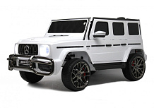 Детский электромобиль RiverToys Mercedes-AMG G63 4WD (S307) белый