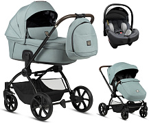 Детская коляска Tutis Gio Plus 3 в 1 с автокреслом Elo Lux EduSky Grey 1552143 Menta