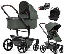 Детская коляска 4 в 1 Joolz Day 5 и автокресло Baby-Safe Core Space Black и база Vario Base 5Z Forest Green