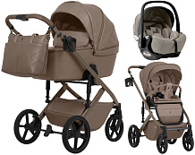 Коляска 3 в 1 Sweet Baby SBL Dolce L и автокресло Premier Begie Milk Chocolate
