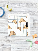 Двусторонний плед Mjolk Круассаны 120х85 см