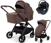 Детская коляска Rant Aventa 3 в 1 с автокреслом Aster Zero Black Beige