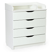 Детский пеленальный комод Bebizaro Famous 01 WHITE