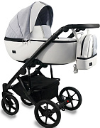Детская коляска Bexa Air 2 в 1 09 белая кожа+св.серый