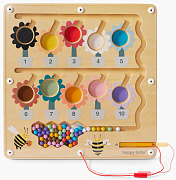 Развивающая игрушка магнитный лабиринт Happy Baby Bee Board multicoloured
