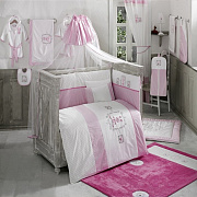 Детский комплект в кроватку Kidboo Rabitto 4 предмета Pink