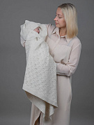 Плед НаследникЪ Выжанова Ромбы 80х100 НВ-ЛС-003 бежевый меланж