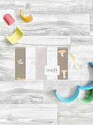 Набор платочков-слюнявчиков Mjolk Грибочки 20х20 см