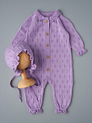 Комбинезон и чепчик Little Star 80375 (ЧЗ-мз) орхидея 56