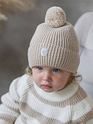 Шапка НаследникЪ Выжанова Бриошь НВ-МТ-037 ЧЗ бежевый 36