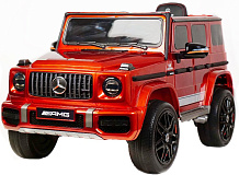 Детский электромобиль RiverToys Mercedes-AMG G63 K999KK вишневый глянец