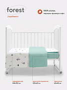 Комплект постельного белья Rant Forest 3 предмета мятный