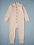 Комбинезон-стойка Little Star на пуговицах интерлок 93054 св.бежевый 62