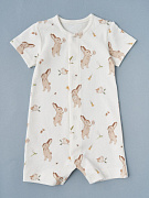 Песочник Little Star Зайки с птичками 4741 (ЧЗ-мз) крем 62