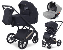 Детская коляска Rant Garda 3 в 1 с автокреслом Cruise Grey Black