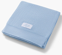 Плед детский Happy baby 100х100 87570 синий / blue