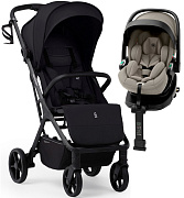 Прогулочная коляска Sweet Baby Aura Plus Basic SBL + автокресло Premier Plus Begie Black