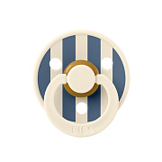 Пустышка латексная Bibs Studio Colour - Block, 0+ 10016280 Ivory Steel Blu