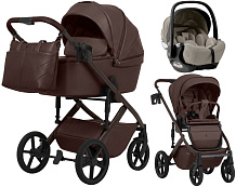 Коляска 3 в 1 Sweet Baby SBL Dolce L и автокресло Premier Begie Dark Chocolate