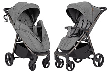 Прогулочная коляска Carrello Bravo CRL-8512 PU Metal Grey