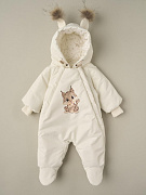 Комбинезон демисезон Little Star Рысенок 35335 (ЧЗ-мз) кремовый, 230гр. 62